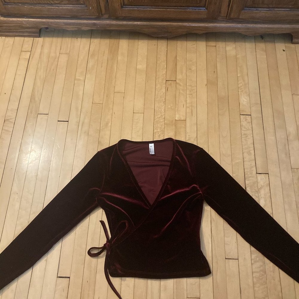 Long Sleeve Wrap Top